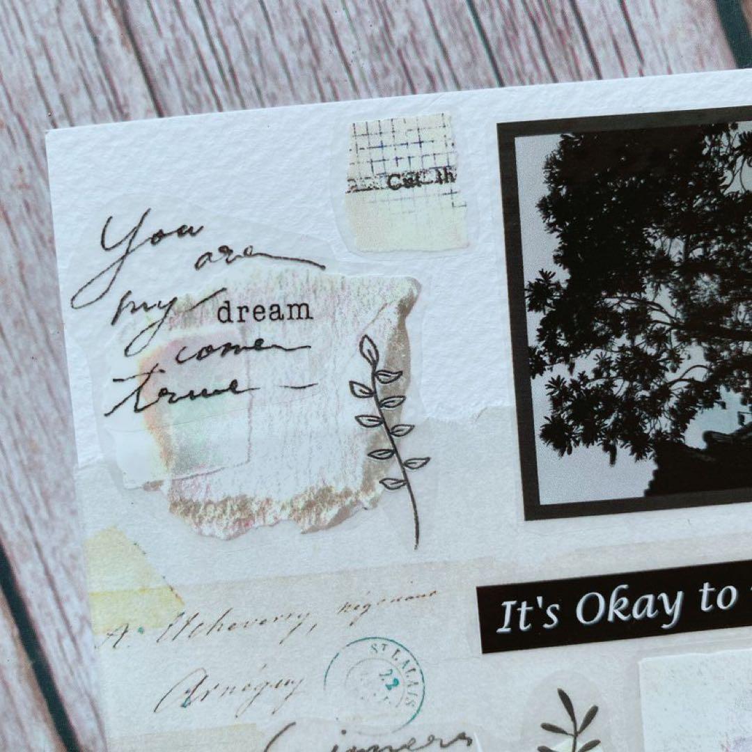 什物《collage10》海外マスキングテープ　マステ 【2080】