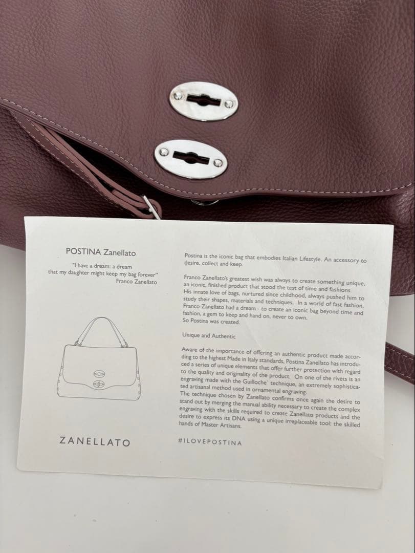 ザネラート ポスティーナ S 2way レザーバッグ