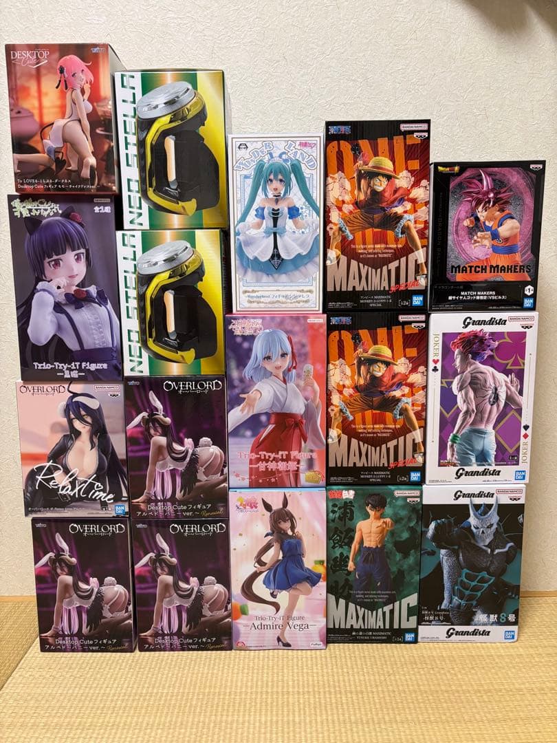 最新プライズフィギュア まとめ売り 17体