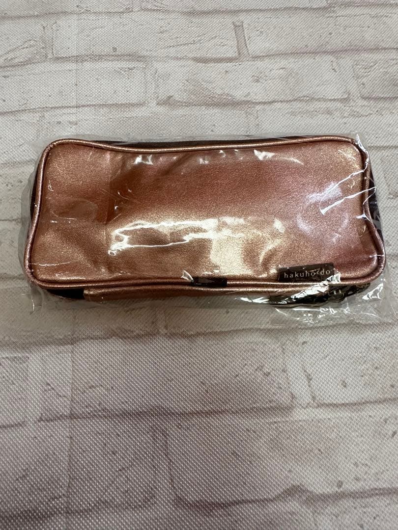 ☆新品未使用☆ 白鳳堂　メイクブラシセット　ポーチ　ブラシ４本