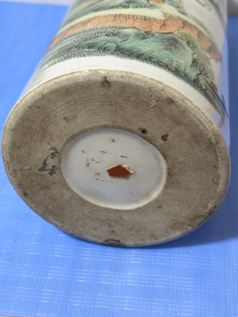 風景画 時代花瓶 中国骨董 美術品・アンティーク・コレクション