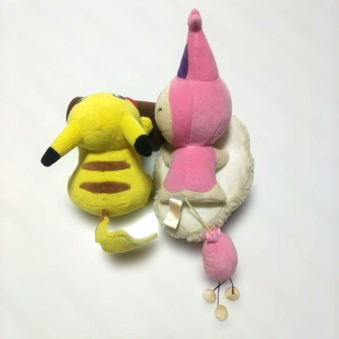 ポケモン　とりかえっこぬいぐるみ　ピカチュウ　 エネコ