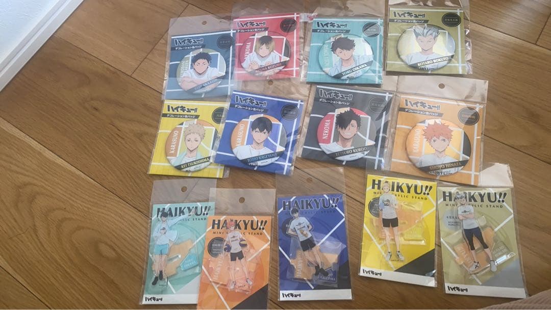 ハイキュー!! デコレーション缶バッジ アクスタ JS 限定 ジャンプショップ