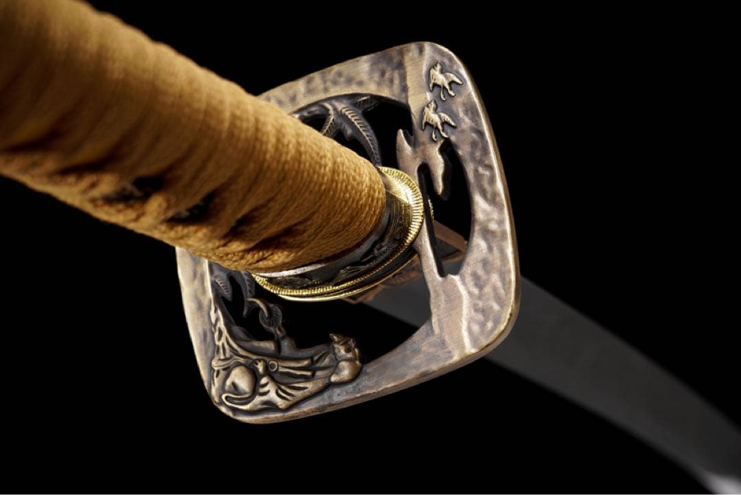 猛虎 刀装具 日本刀 武具 鑑賞刀 居合刀 模造刀 舞踊刀