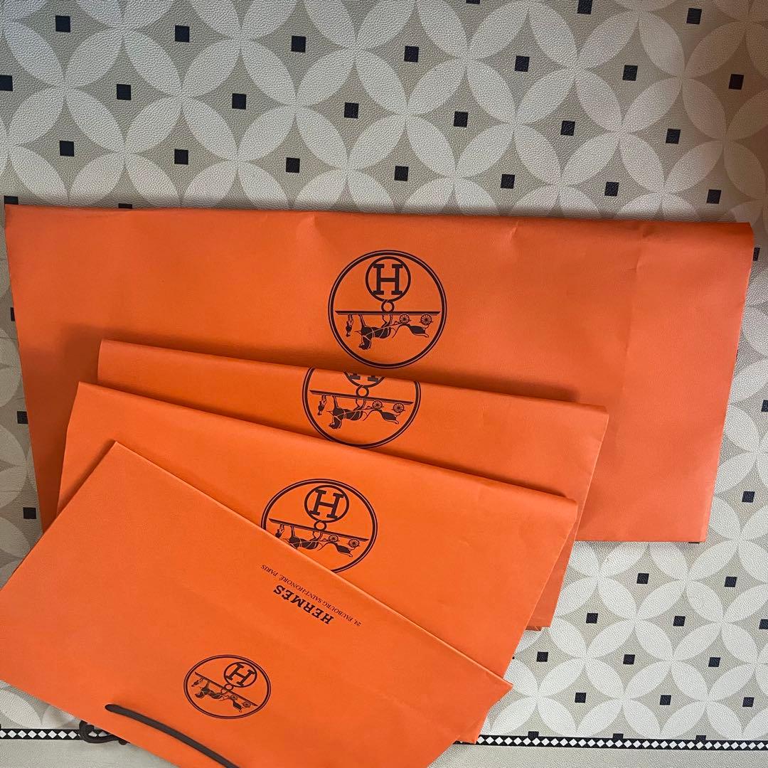 HERMES 空き箱 50センチ超特大サイズ 紙袋 ケリー バーキン ショッパー