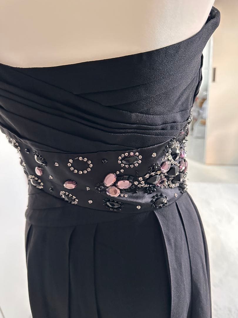 DIOR ワンショルダー ドレス ブラック 36