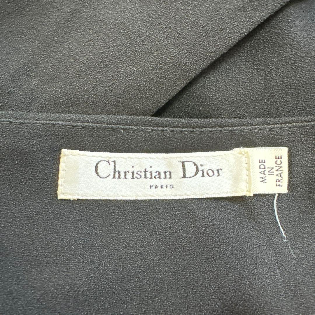 DIOR ワンショルダー ドレス ブラック 36