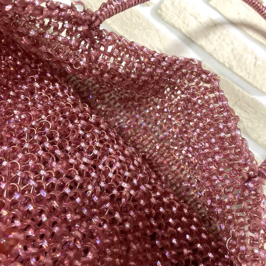 ANTEPRIMA アンテプリマ　ワイヤーバッグ ピンク　美品