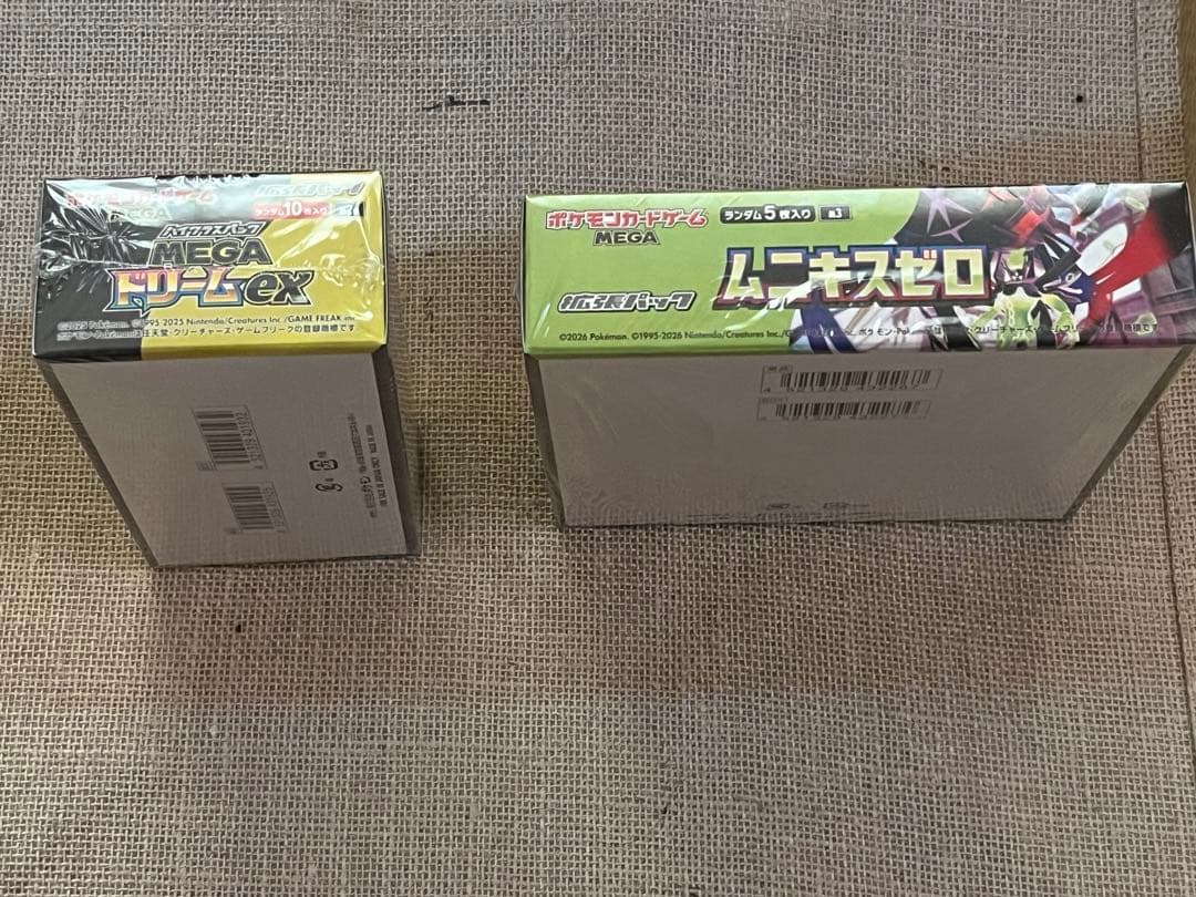 ポケモンカード ムニキスゼロ MEGAドリームex 1boxずつ