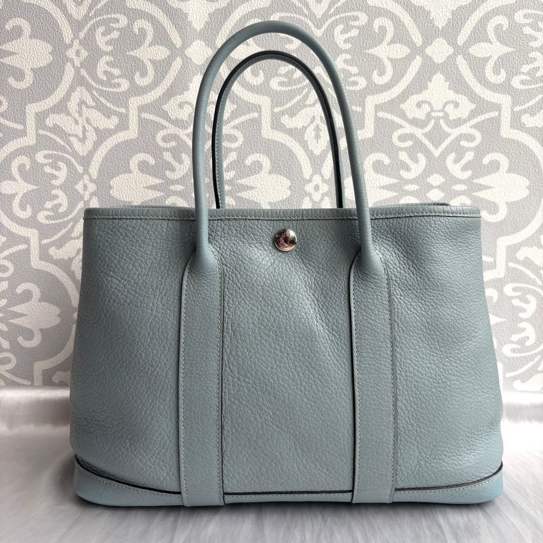 極美品☆HERMES エルメス ガーデンパーティーTPM ネゴンダ シエル