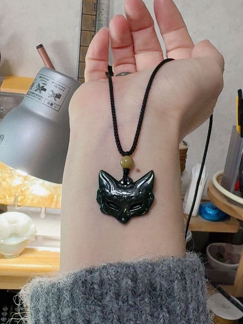 R1-0307天然本翡翠 《本物保証》 翡翠ペンダント ネックレス - メルカリ