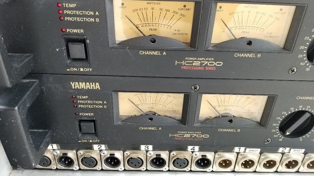 YAMAHA HC2700 2台 ケース パッチパネル付き