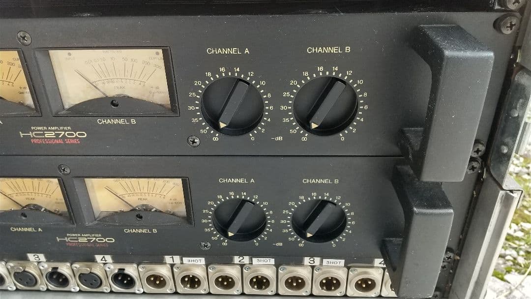 YAMAHA HC2700 2台 ケース パッチパネル付き