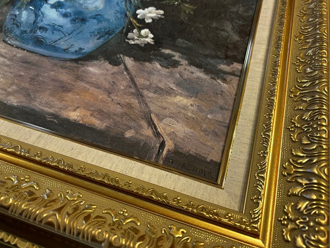 P*l様 【新品未使用】ルノワール　春の花　15号　立体複製画