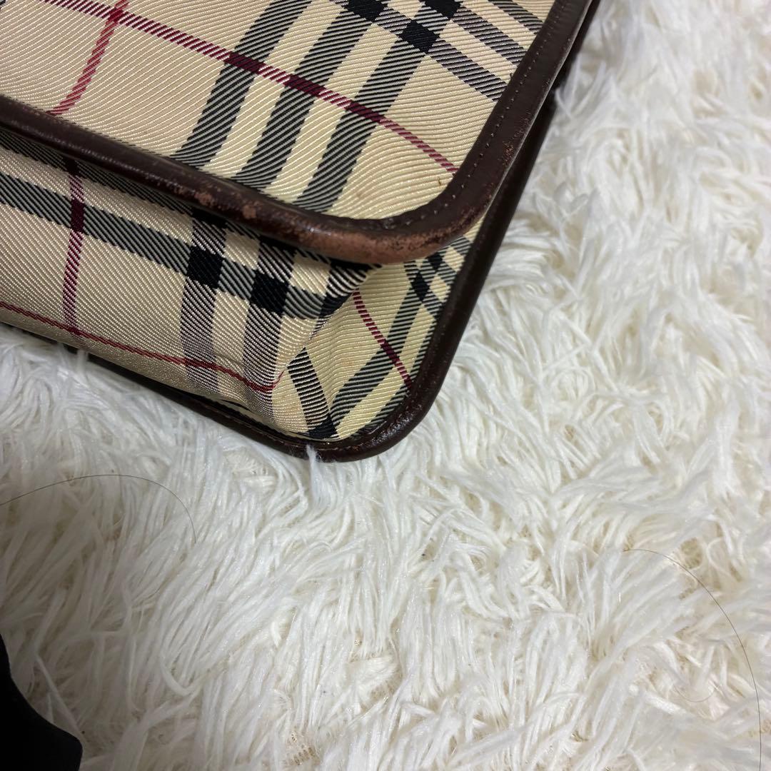 バーバリー　ビジネスバッグ　トートバッグ　ノバチェック　ロゴプレート　A4