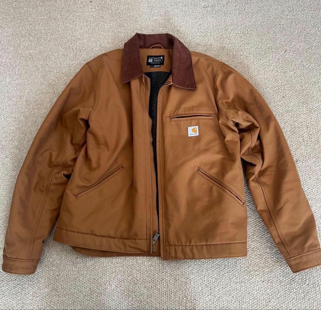 【極美品】Carhartt デトロイトジャケット Lサイズ ブラウン