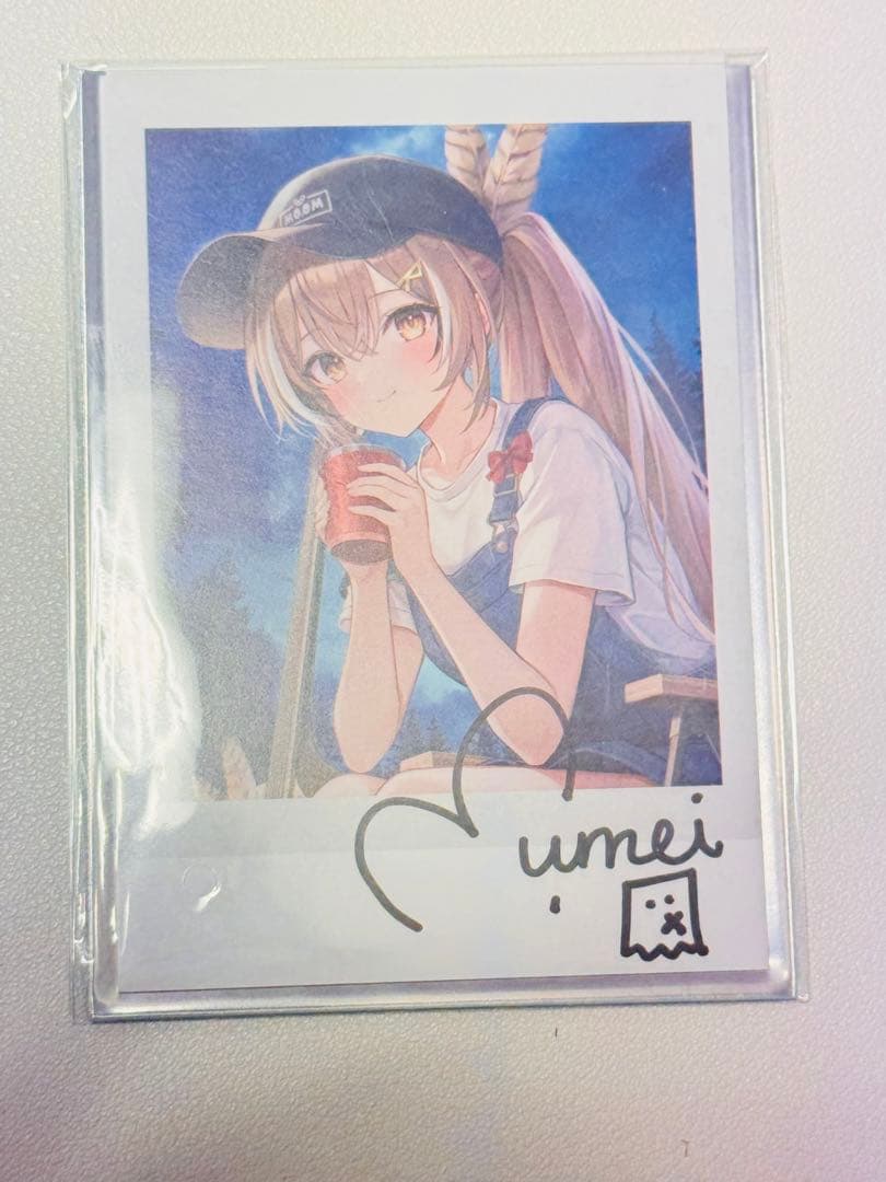 七詩ムメイ 誕生日記念2024 数量限定 直筆サイン ブロマイドカード