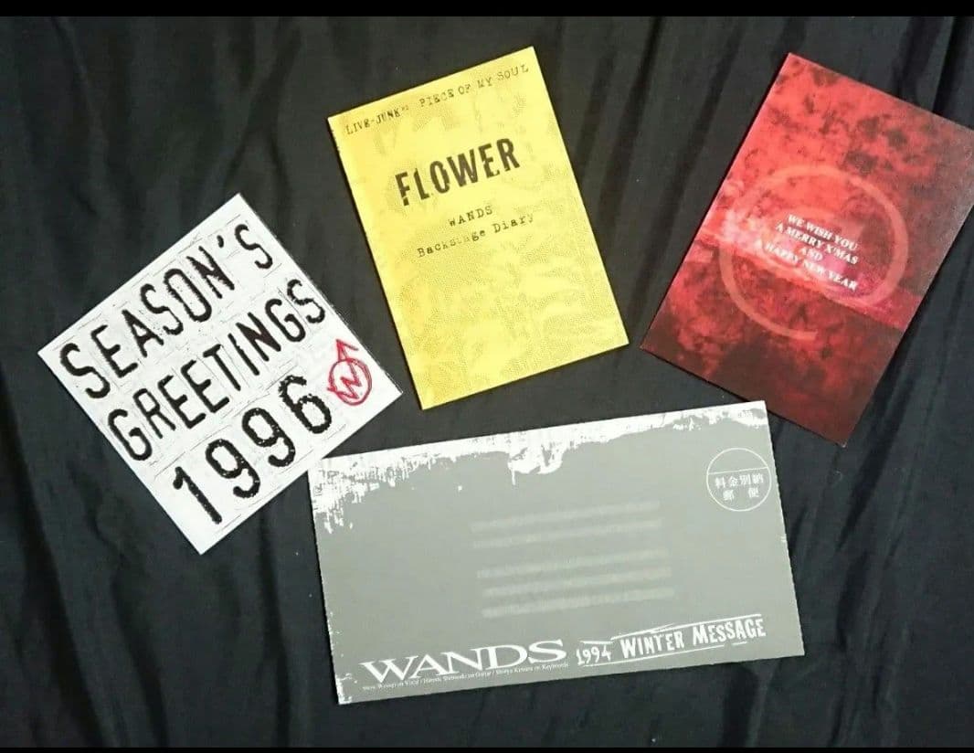 WANDS 上杉昇 ツアー写真集 FLOWER カード 3枚パンフレット セット