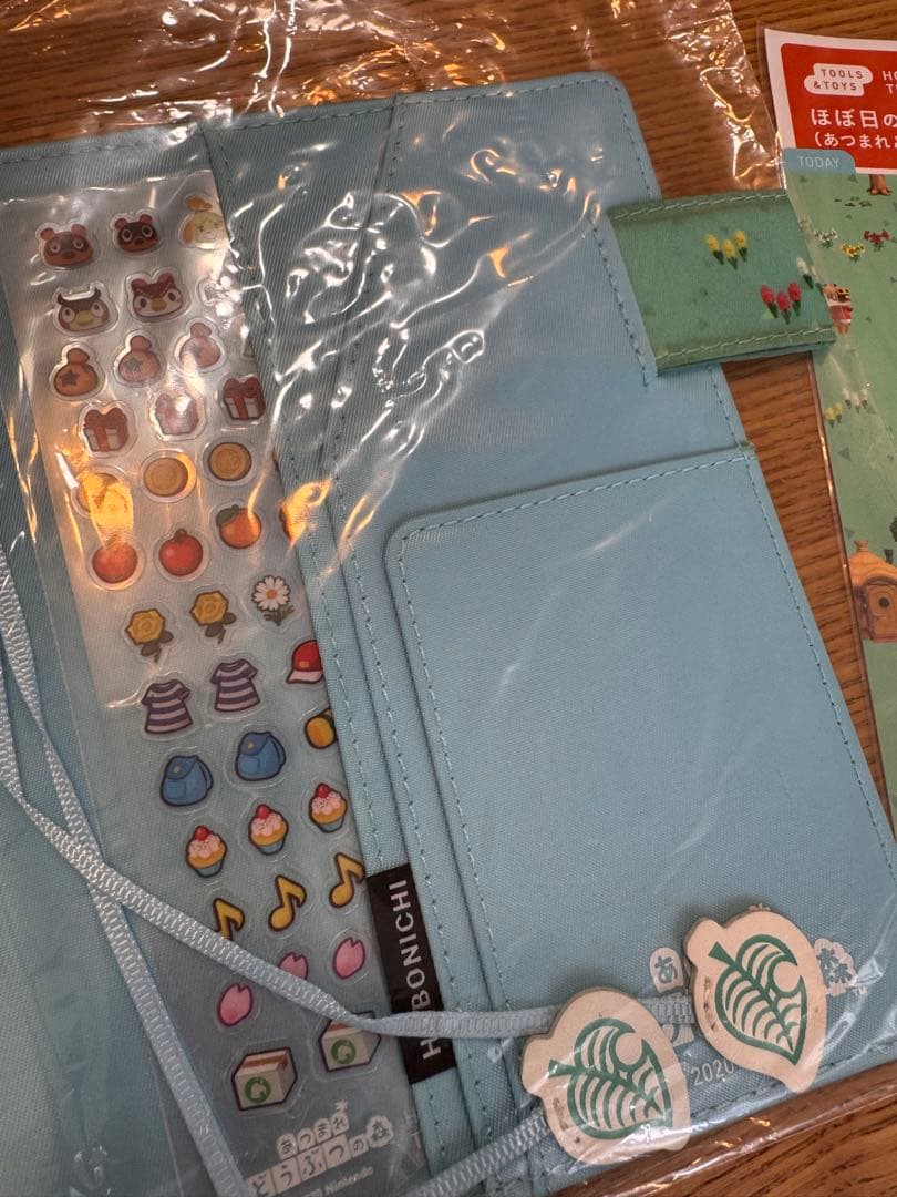 ほぼ日手帳カバー どうぶつの森 オリジナル あつ森 A6サイズ 下敷き