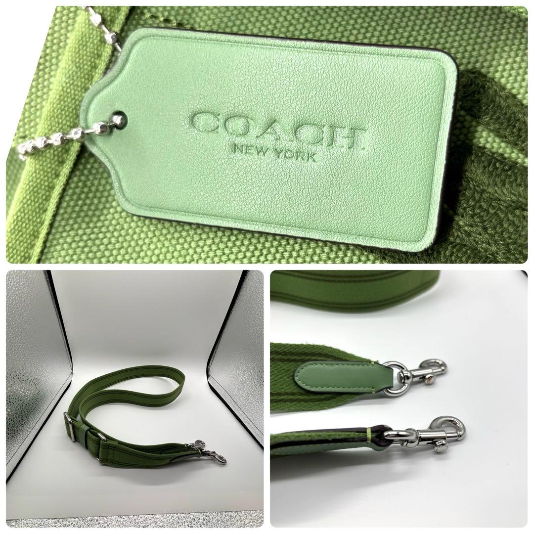 希少 ✨コーチ トートバッグ ショルダーバッグ カーゴトート 34 緑