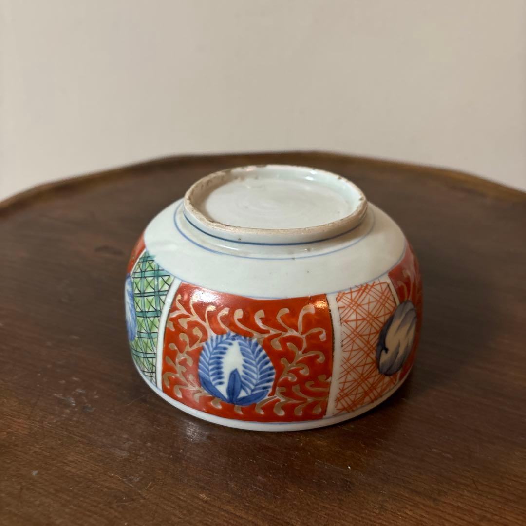 古伊万里　菓子器　蓋物　明治前後　喰籠　古道具　アンティーク　骨董　李朝