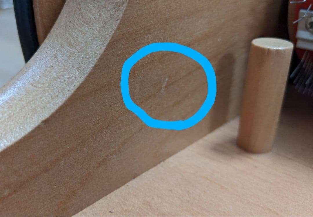 アシュフォード　ワイドドラムカーダー（木製、手廻し、2段階スピード調整）