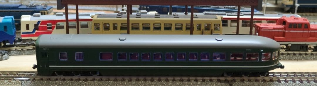 鉄道模型 満州鉄道 パシナ12 燈火管制改造 あじあ号 8両セット