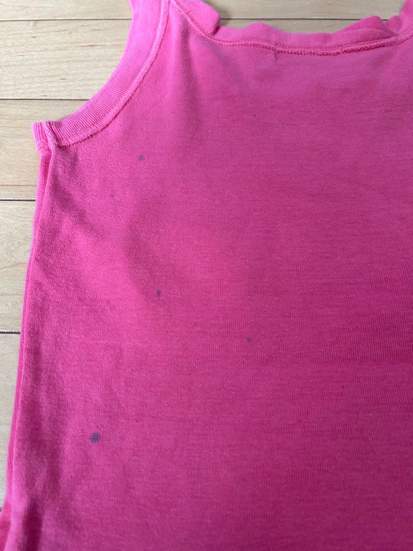 HYSTERICGLAMOURハートロゴ タンクトップ ピンク キャミソール