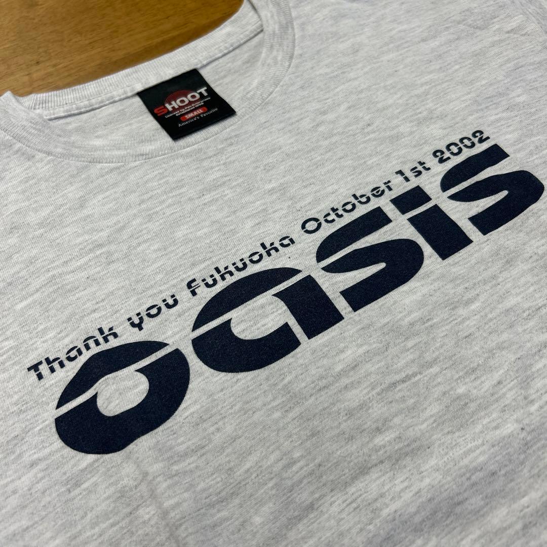 超希少品 オアシス2002年伝説の福岡会場限定Tシャツ】 Oasis 2002 Fukuoka