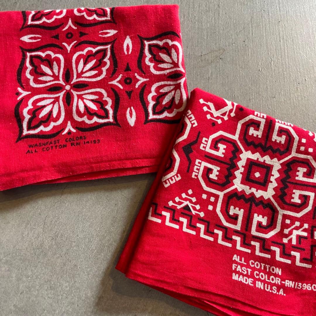 バンダナ　30枚　まとめ売り　ALL USA製　60~00s ビンテージ