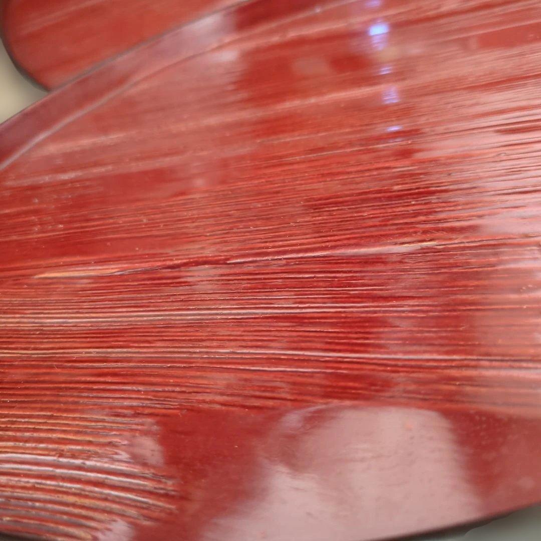 骨董　盆　お盆　丸盆　漆器　漆　お膳　お盆　5枚　木製　トレイ