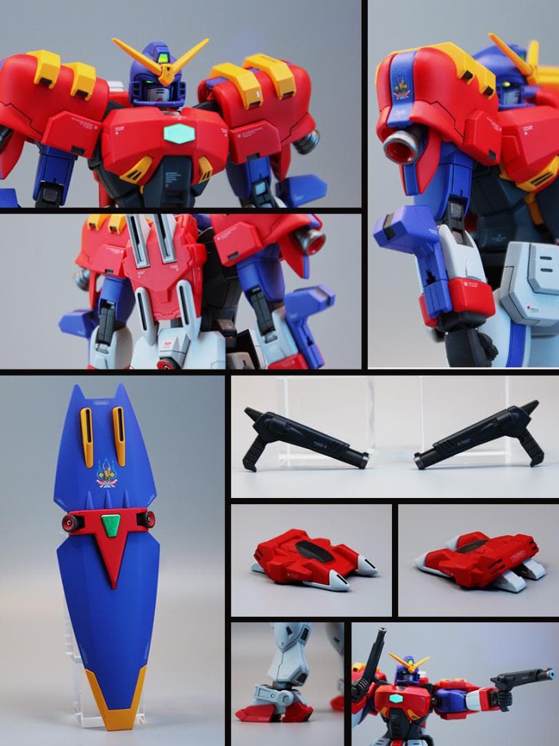 頭部・スタイル改修】HG 1/144 ガンダムマックスター 完成品