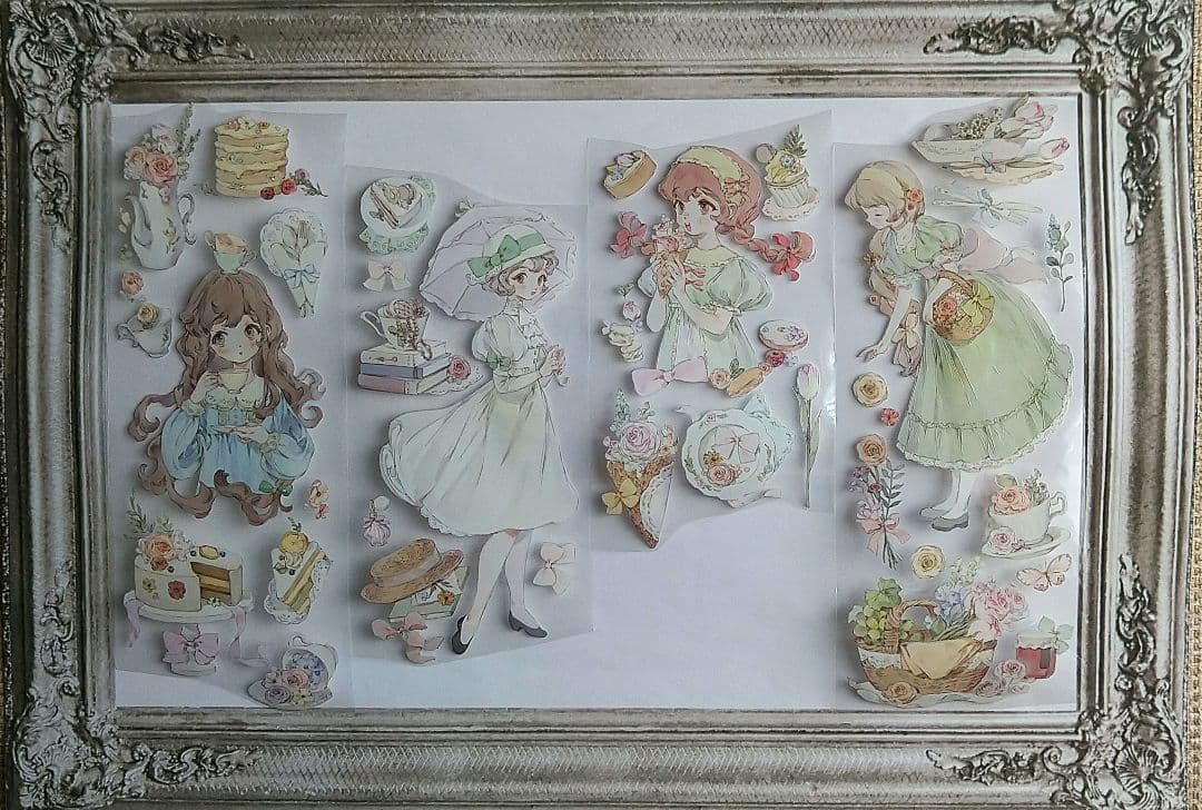 ✩再販✩J45＃夢中的愛爾莎(水晶)檸檬樹 切り売り海外人物マステ