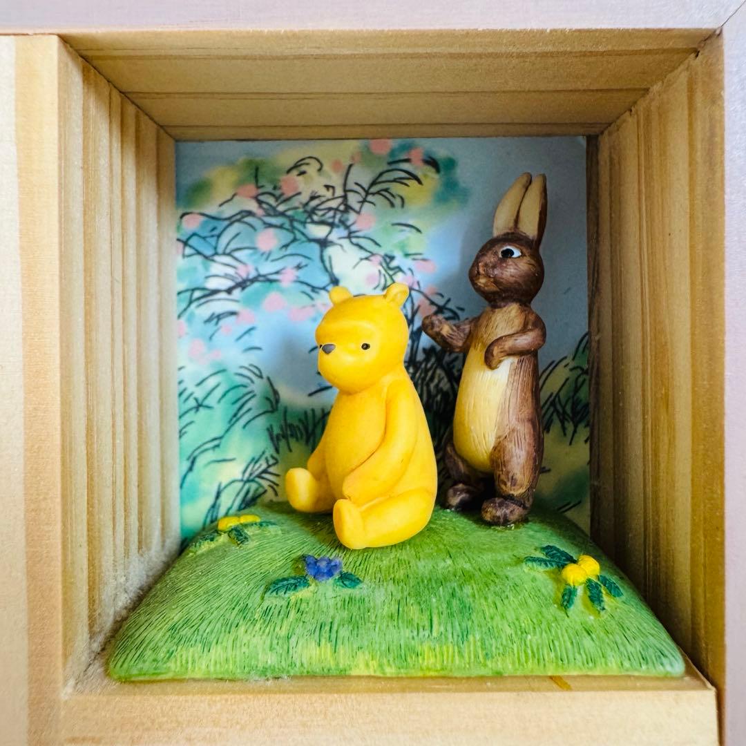 クラシックプー プーさん フィギュア ジオラマ 壁掛け 置物 人形 ベネリック