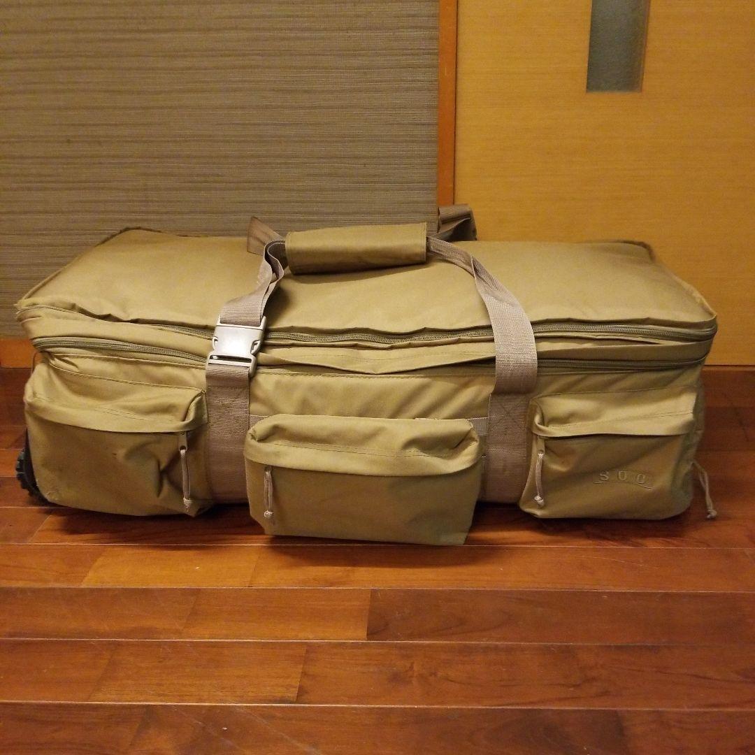 米軍実物SOCトランクシーバッグ、キャリーバッグ、コヨーテ SOC