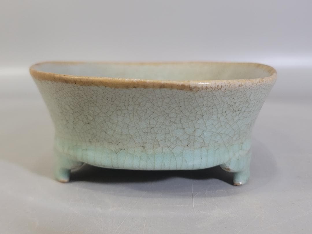 DT177 中国美術 青釉 形 碗 骨董品 古美術