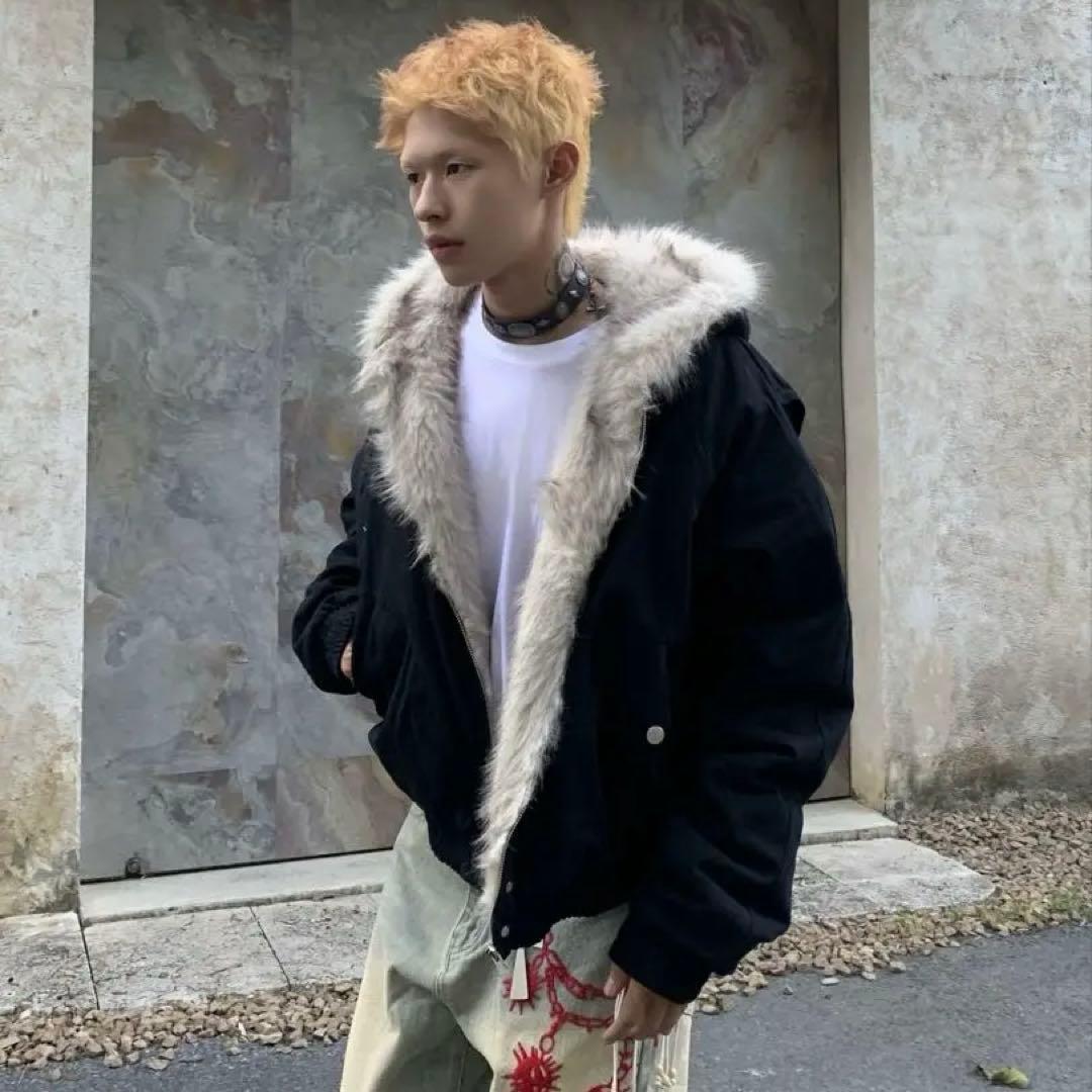 opium y2k グランジ 短丈ファージャケット激レア