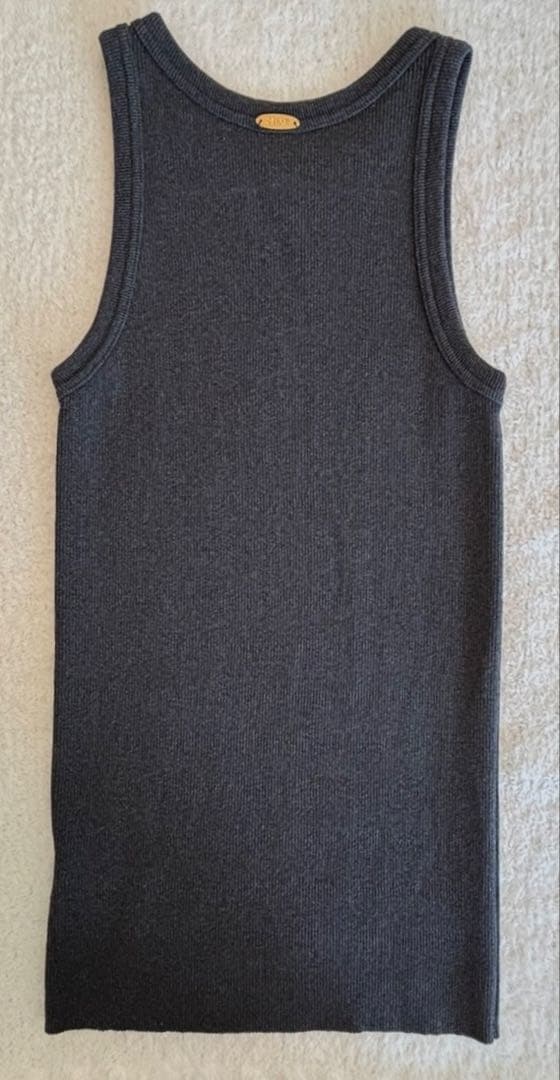 美品 deuxieme classe LOREL RIB タンクトップ グレー