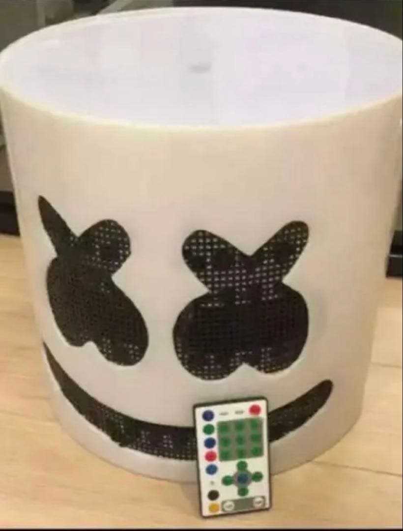 マシュメロ LED 電飾 マスク高品質被り物メロヘッドフェスEDM