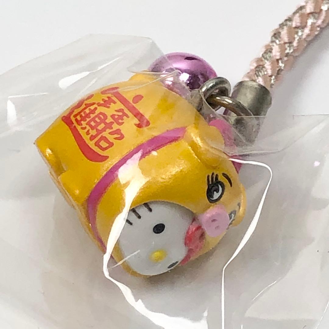 ハローキティ ストラップ 横浜限定 金豚バージョン 中華街 ご当地キティ