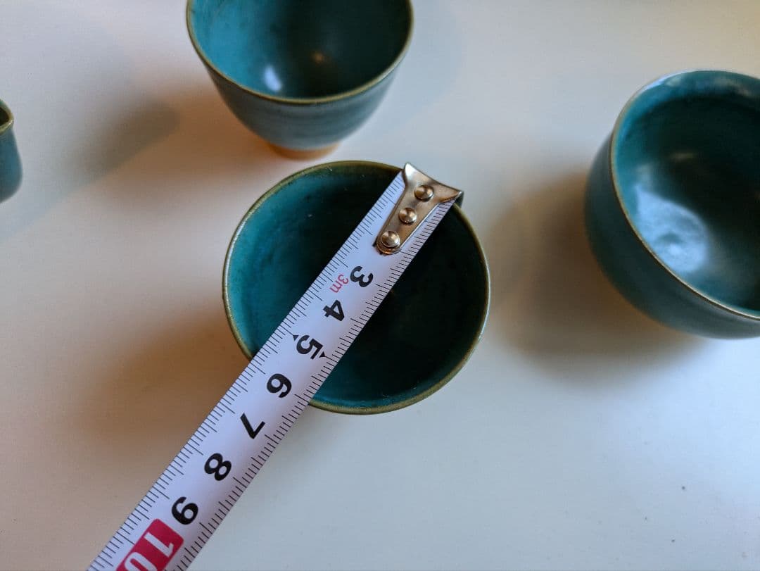 トルコブルー　やちむん　茶器セット　煎茶