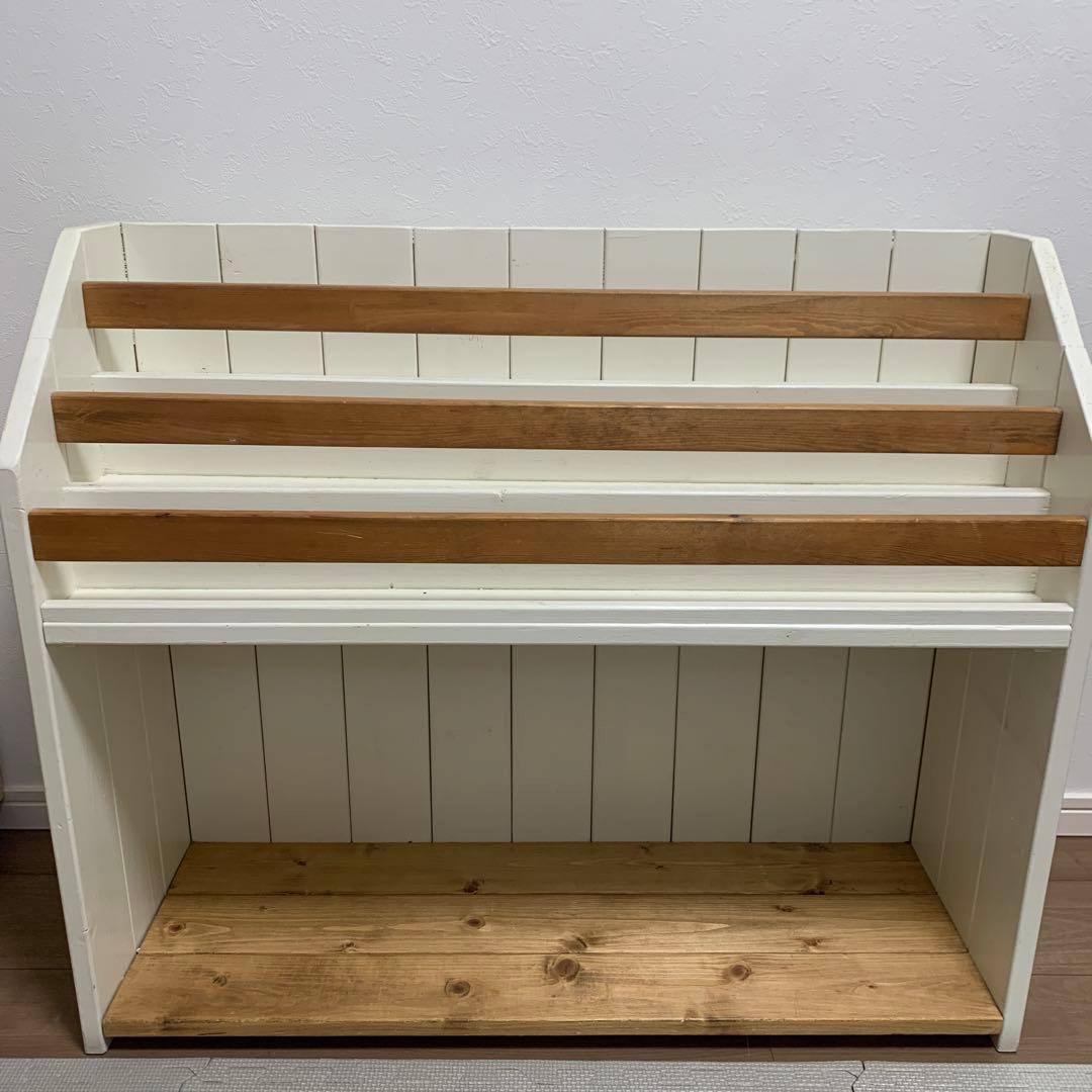 shiori　木製　絵本ラック　ハンドメイド 名入れサービスあり Kidzoo(キッズーシリーズ)ソピア絵本ラック SBR