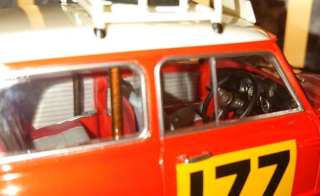 タミヤ モーリス ミニクーパー モンテカルロ ラリー プラモデル 完成品