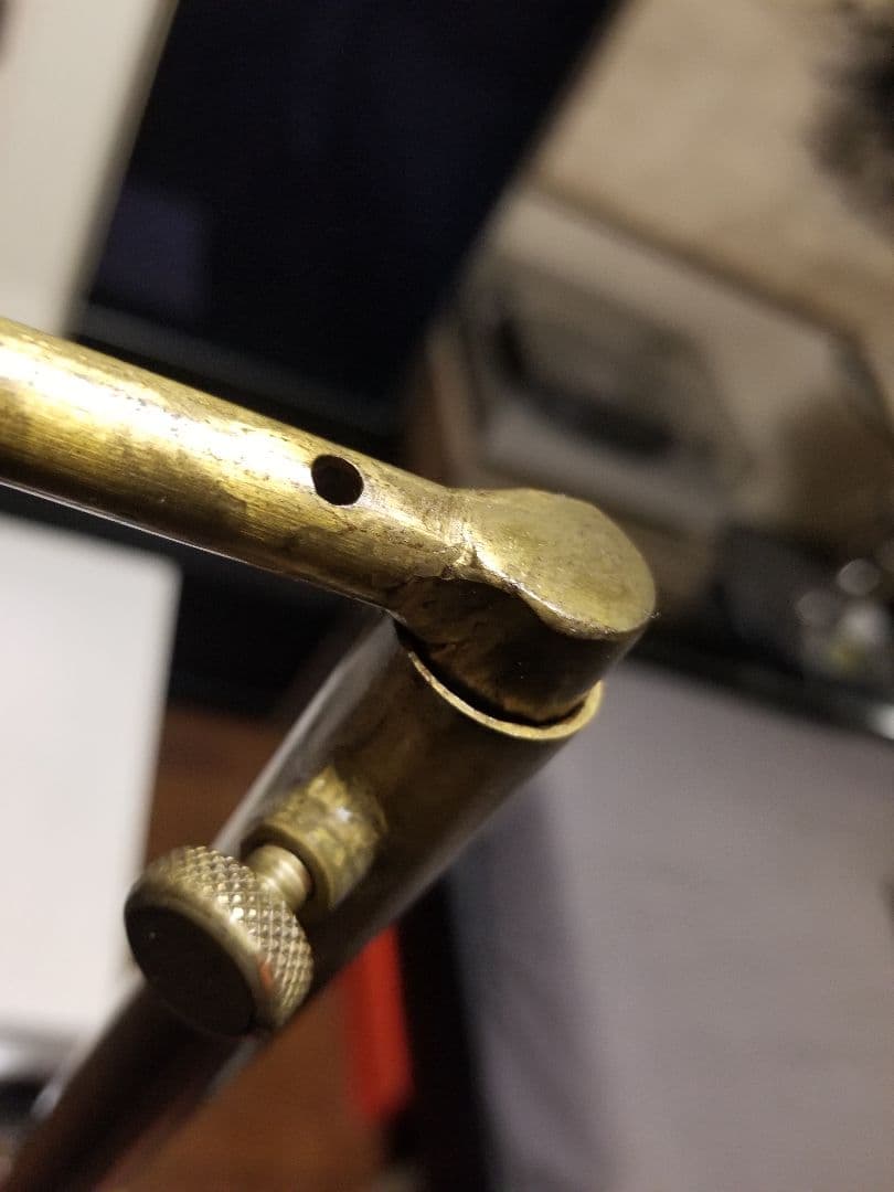 非売品 ヴィンテージ バーバリー 什器 無垢 銅 真鍮 無垢 スタンド