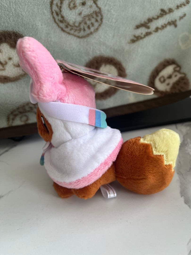 マスコット　イーブイ　ポンチョ　ニンフィア　タグ付