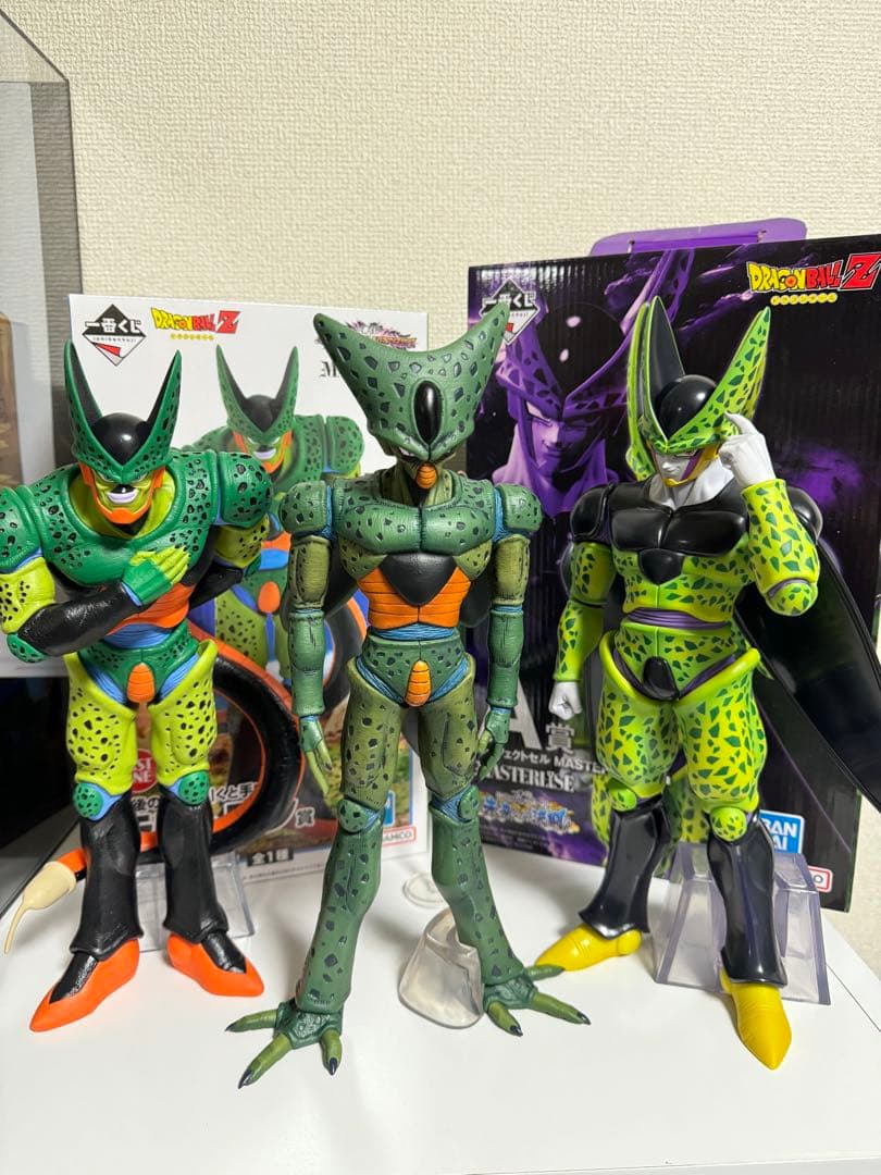 ドラゴンボール1番くじセル3体セット