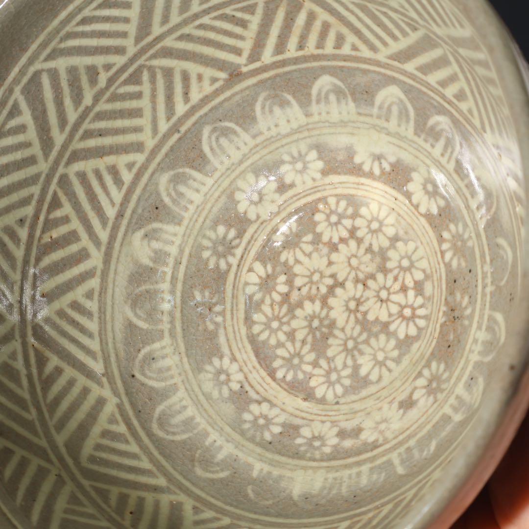 数茶碗10個 三島 福森研晃 共箱 美品 R1629ラ3