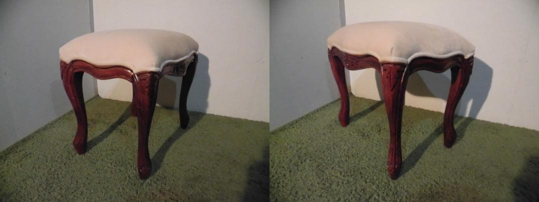 送料無料アウトレット【限定品・新品】アンティーク風★猫足★クラシカルスツール