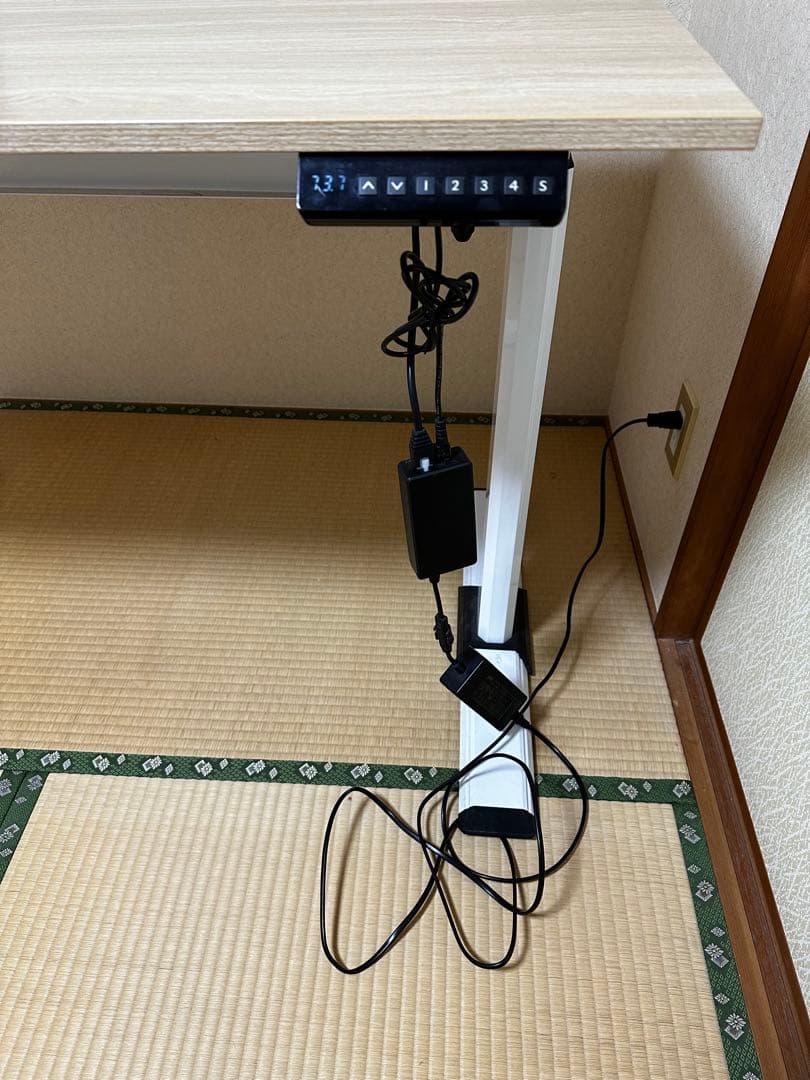 Fenge 昇降式デスク電動 4段階メモリー機能　幅110cm 奥行き60cm