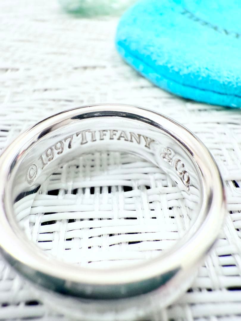 ティファニー　ナローリング　指輪　10号　研磨済み　1837 TIFFANY
